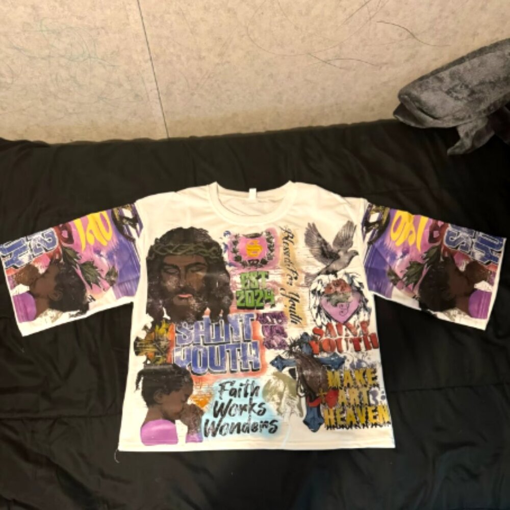 cropped y2k tshirt